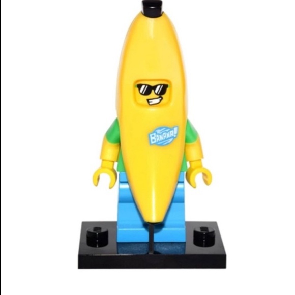 None Other - Minifigure Banana Guy Suit NEW building toy minifig